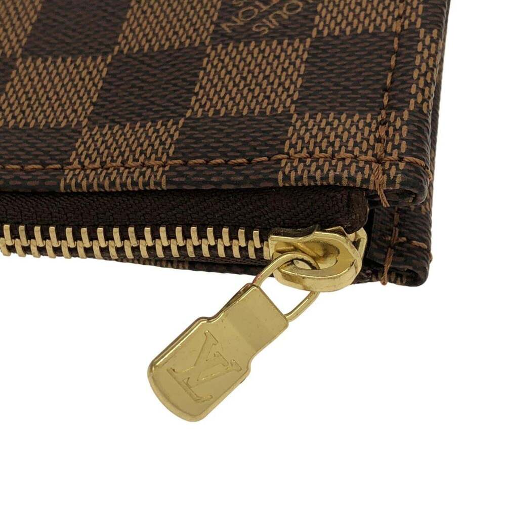 LOUIS VUITTON Brown Damier Pochette Clutch Bag - Picture 3 of 5
